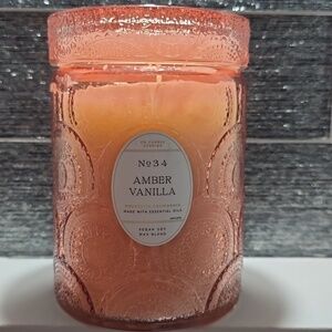 NEW FALL WINTER VIRAL Leoben Co No 14 "AMBER VANILLA" Candle 18oz - Never Used